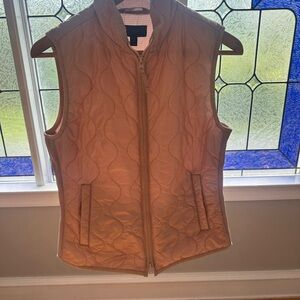 J. Crew Pale Pink Quilted Vest Jackets & Coats - never worn